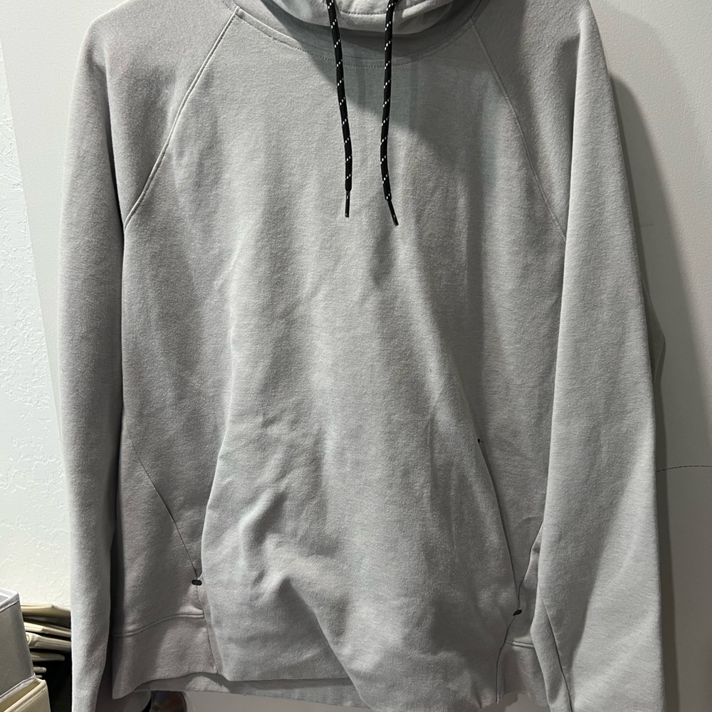 Old Navy Active Dynamic Fleece Men's Light Gray Hoodie